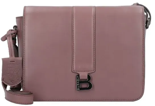 Burkely Modest Meghan Umhängetasche Leder 25 cm  lila