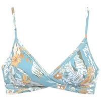 Sunseeker Triangel-Bikini-Top »Suva«, mit Mesh-Einsatz und Wickeloptik, blau