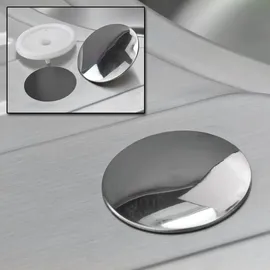 stabilo-sanitär Calypso XL rund links Einbauspüle Edelstahl Handbetätigung 900 x 470 mm