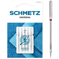 SCHMETZ | 5 Nähmaschinennadeln | Universal | 130/705 H | Nadeldicke 75/11 | auf jeder gängigen Haushaltsnähmaschine einsetzbar