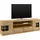 OTTO home Ribe Lowboard 180 cm Braun Glas/Holz/Massivholz