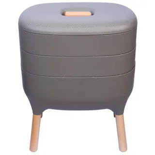 Plastia Komposter Urbalive Wurmkomposter grau