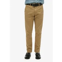 Superdry für Herren. M7011135A Internationale beige Chino-Hose (36/34), Lässig, Baumwolle