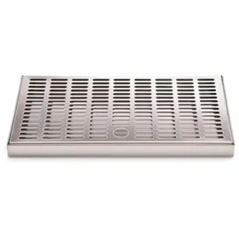 BieTal Tropfschale 24 x 15 x 2 cm Silberfarben
