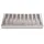 BieTal Tropfschale 24 x 15 x 2 cm Silberfarben