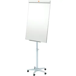 Nobo Flipchart Classic Mobil Rundfuß Stahl magnetisch weiß