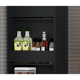 Germania Tchibo - Drehschrank mit verspiegelter Front, 50 x 195 x 18 cm (BxHxT)