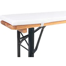 TexDeko Bankauflage 220 x 25 x 4 cm weiß 1 St.