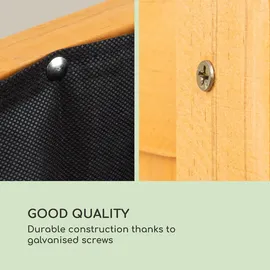 Blumfeldt Altiplano Cubic Hochbeet 150 x 100 x 50 cm Braun