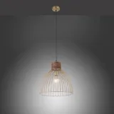 just light. Alami 1-flg. 40 cm rund Messing matt