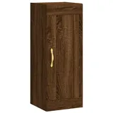 vidaXL Wandschrank Braun Eichen-Optik 34,5x34x90 cm Holzwerkstoff - Braun