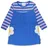 Toby Tiger Kleid in Blau | Gr.: 92