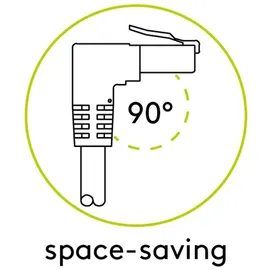 goobay 94162 / Cat.5e 0.50 m