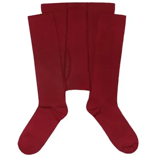 WERI SPEZIALS Strumpfhersteller GmbH Strickstrumpfhose Herrenstrumpfhosen >>Einfarbig<< Baumwolle weich hautfreundlich rot 50-52