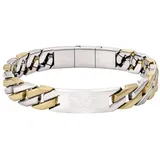 Emporio Armani EAGLE LOGO Armband gold/silber EGS3314040 Größe 18