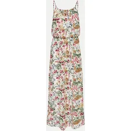 Only Maxikleid Cloud Dancer AOP:Blurry Flower Weiß 36