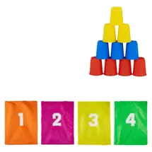 Relaxdays Kinderparty Spiele 3 in 1 Set