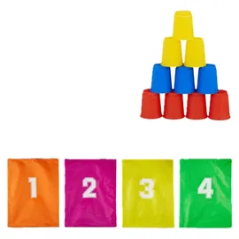 Relaxdays Kinderparty Spiele 3 in 1 Set