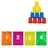 Relaxdays Kinderparty Spiele 3 in 1 Set