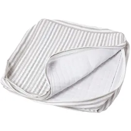 Homescapes Sitzkissen Bezug 150 x 50 x 10 cm grau 1 St.