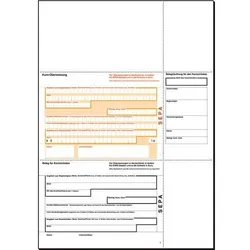 Sigel PC-SEPA-Überweisung/ZV572, beleglesefähig, MP, 90 g/m2, A4, Inhalt 250 Formulare