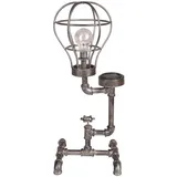 deluke Außenleuchte Metall 56,5x21x23 cm 1 Stück Silber