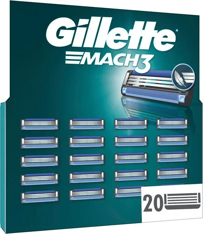 Gillette Mach3 Systemklingen 20er