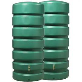 GARANTIA Gartentank Classico 2 x 650 l grün