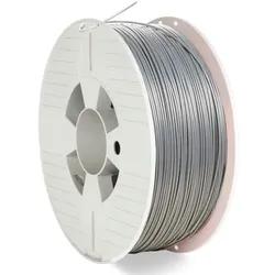 Verbatim 3D Printer Filament PLA 1,75 mm 1 kg silver/metal grey