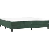 vidaXL Boxspringbettgestell 200 x 200 cm Dunkelgrün