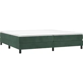 vidaXL Boxspringbettgestell 200 x 200 cm Dunkelgrün