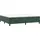 vidaXL Boxspringbettgestell 200 x 200 cm Dunkelgrün