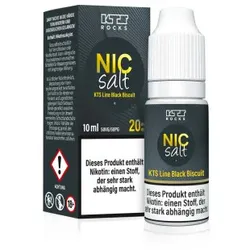 Black Biscuit – KTS Line 10ml 20mg NicSalt Liquid by KTS