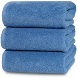 ZOLLNER Handtuchset 3-tlg. blau