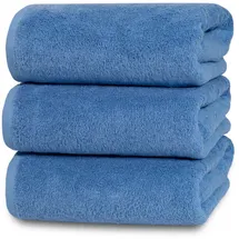 ZOLLNER Handtuchset 3-tlg. blau