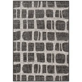 Ted Baker Ruskin Wendeteppich", grau Schwarz weiß), B:200cm H:8mm L:300cm, Polypropylen, Teppiche, Teppich, Designteppich, Wetterfest, Pflegeleicht, Modern, Wohnzimmer, Terrasse