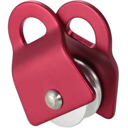Lixada 20 kN Lager Mobile Micro Pulley Max Seil 1/2 Zoll für Rigging Baumpfleger Klettern