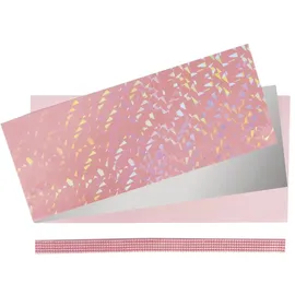 Rayher Verzierwachs-Set Baby 8 Platten rosa/weiß