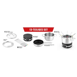 GASTROBACK Fondue Multicook 4-in-1 & Kochplatte",