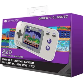 My Arcade Gamer V Classic (220 in 1) Gray & Purple