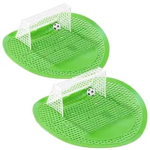 Pearl 2er-Set Lustige Fußball-Urinal-Siebe, 18,5 x 19,5 cm, universell