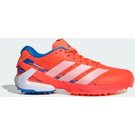 adidas Herren Feldhockeyschuhe Adizero Lux 3 Feldhockey-Stiefel weiß|blau|orange 44 2/3