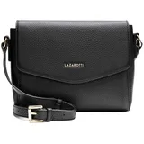 lazarotti Bologna Leather Umhängetasche Leder Black