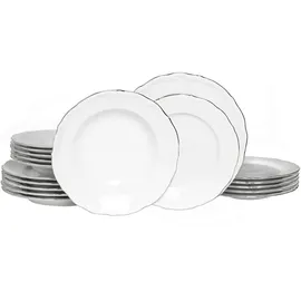 CreaTable Maria Theresia Tafelservice 18-tlg. weiß