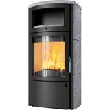 Kaminofen HARK 44 GT ECOplus 5 kW - Specksteinverkleidung - Korpus: graphit