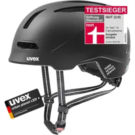Uvex Urban Planet LED 54-58 cm schwarz matt 2023