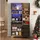 Okwish Buffetschrank 185 x 100 x 40 cm Schwarz