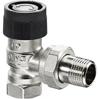 OVENTROP Baureihe A Thermostatventil 1181008 DN 25, Eck, Messing