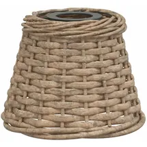 vidaXL Lampenschirm Braun Ø15x12 cm Korbweide