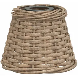 vidaXL Lampenschirm Braun Ø15x12 cm Korbweide